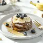 Fluffy buckwheat pancakes showcasing the benefits of soaking buckwheat flour for lighter textures and better flavor